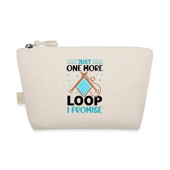 Funny Crochet Design - Organic Pouch - nature - Front