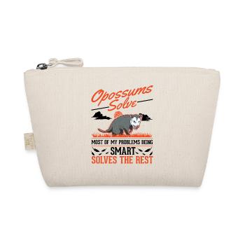 Opossum Gift Possum Possum - Organic Pouch - nature - Front