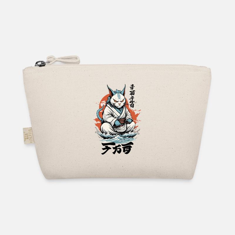 Vintage Ukiyo-E Cats Monster Aesthetic Cat Organic Pouch