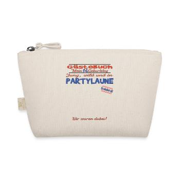 14th Birthday Girl & Boy Guestbook - Organic Pouch - nature - Front