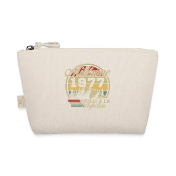 Vintage 1977, Vintage 1977 Birthday Gift - Organic Pouch - nature - Front