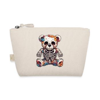 Teddy Bear / Cuddly Toy / Stuffed Animal / Gift Idea - Organic Pouch - nature - Front