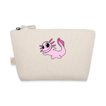 Motif Axolotl Rose - Trousse biologique - nature - Devant