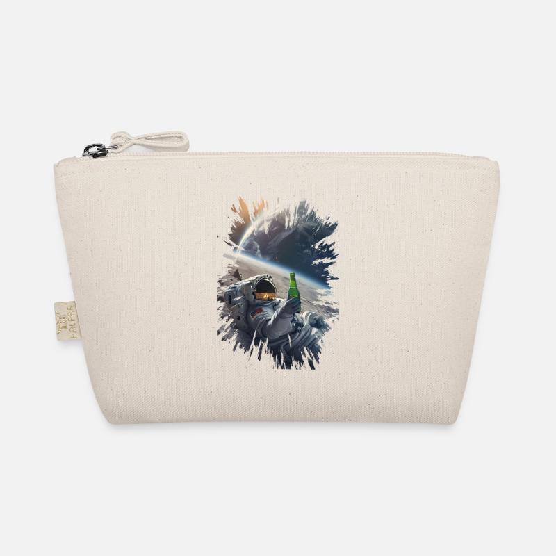 Astronaut with beer Organic Pouch