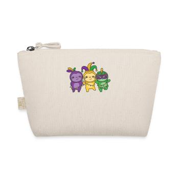 Mardi Gras Faultier Faschings Kostüm - Bio-Täschchen - Natur - Vorne