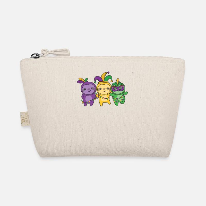 Mardi Gras Sloth Carnival Costume Organic Pouch