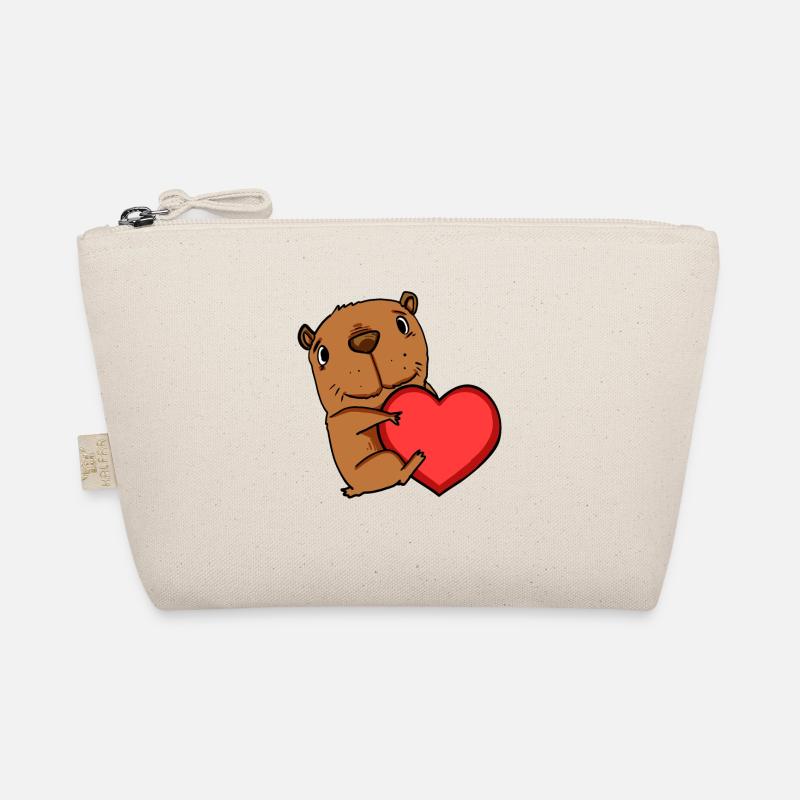 Capybara Capybara Amour du cœur Trousse biologique