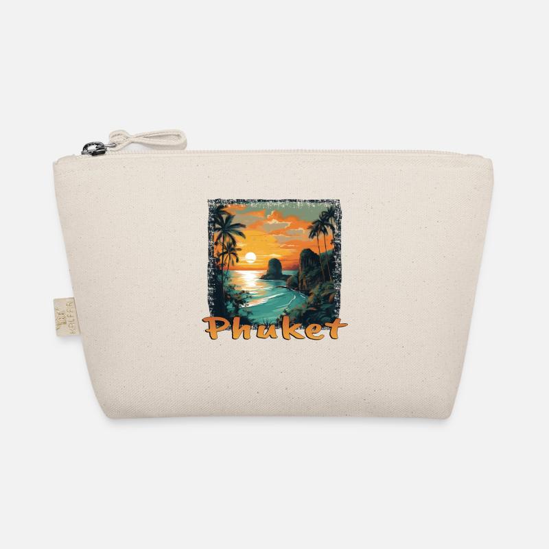 Coucher de soleil de Phuket Style Grunge Trousse biologique