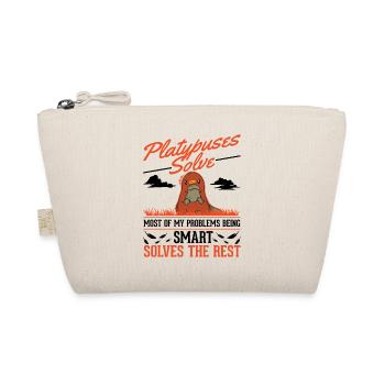 Platypus Gift Idea Platypus - Organic Pouch - nature - Front
