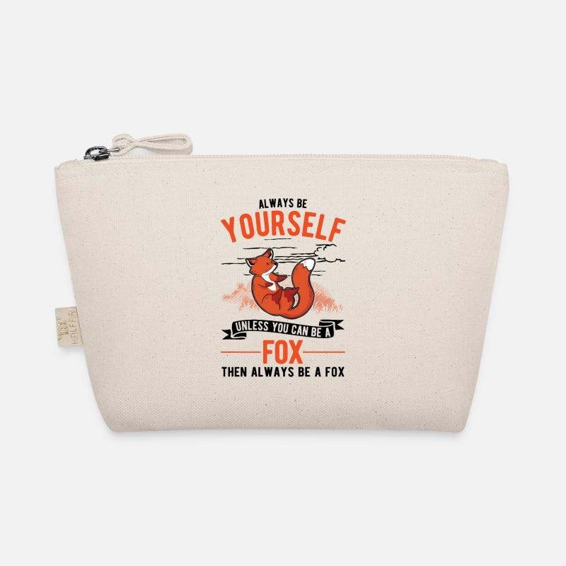 Fuchs Geschenk Rotfuchs - Bio-Täschchen - Natur