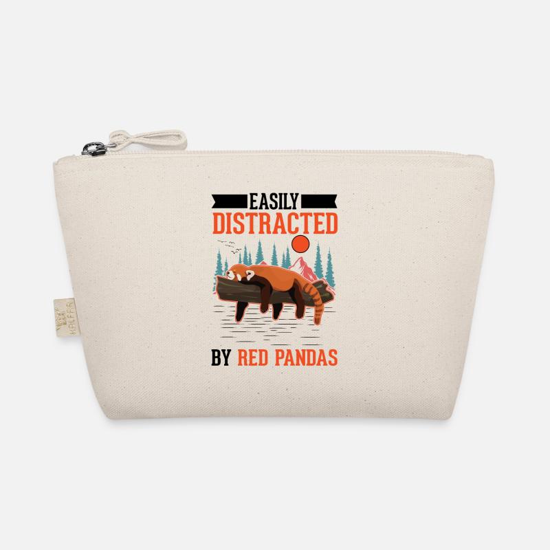 Roter Panda Geschenk Red Panda - Bio-Täschchen - Natur