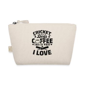 Cricket Dogs Coffee This Is What I Love - Cricket - Bio-Täschchen - Natur - Vorne