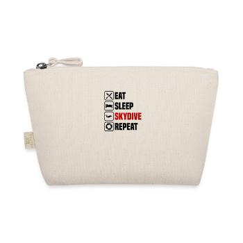Eat Sleep Skydive Repeat Skydiver - Organic Pouch - nature - Front