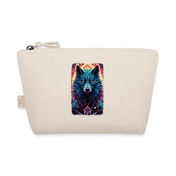 Spirit Wolf Fox Aesthetic Japanese Kitsune - Organic Pouch - nature - Front