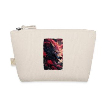 Spirit Wolf Fox Aesthetic Japanese Kitsune - Organic Pouch - nature - Front