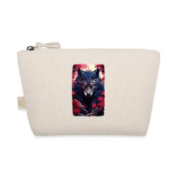 Spirit Wolf Fox Aesthetic Japanese Kitsune - Organic Pouch - nature - Front