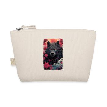 Spirit Wolf Fox Aesthetic Japanese Kitsune - Organic Pouch - nature - Front