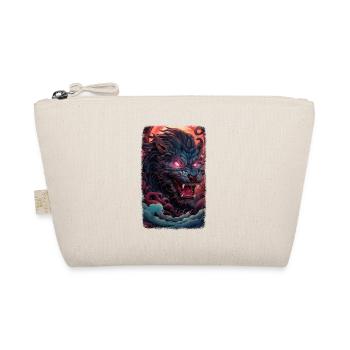 Spirit Wolf Fox Aesthetic Japanese Kitsune - Organic Pouch - nature - Front