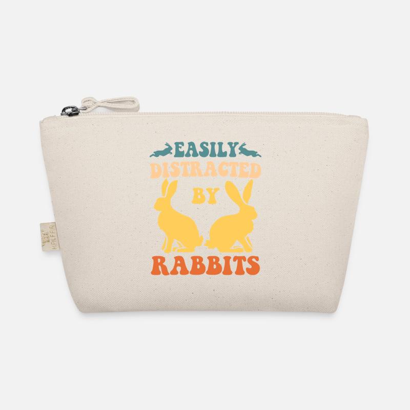 Easily Distracted By Rabbits Organic Pouch