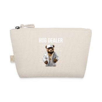 Gangster Hug Dealer Teddy Bär lustig - Bio-Täschchen - Natur - Vorne