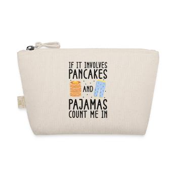 Pancake Lover Kids If It Involves - Organic Pouch - nature - Front