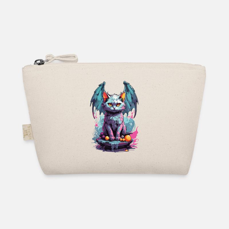 Pastel Goth Cat Dark Magic and Meow Organic Pouch