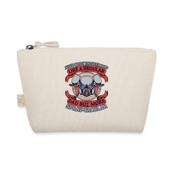 Auto Body Painter Dad Like A Regular Dad Vehicle - Organic Pouch - nature - Front