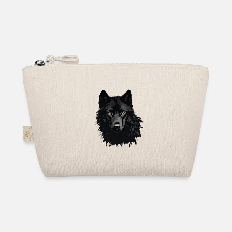 Black Wolf - Organic Pouch - nature