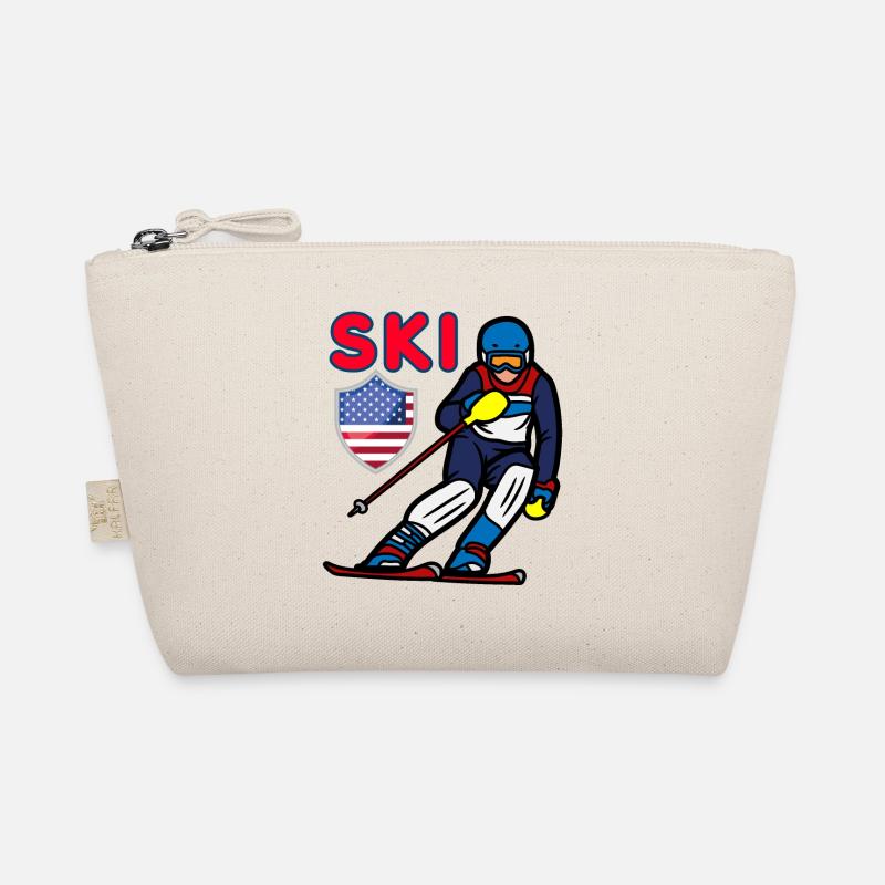 Skiing Organic Pouch
