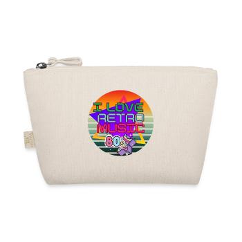 J’adore la musique rétro - Trousse biologique - nature - Devant