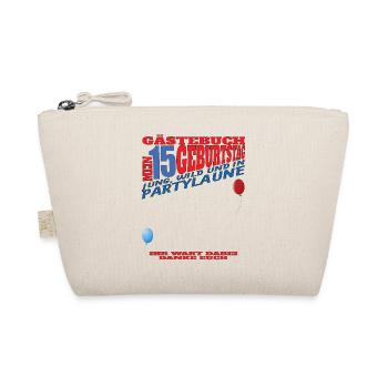 Livre d’or 15e anniversaire fille et garçon - Trousse biologique - nature - Devant