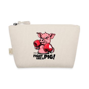 Battez-vous comme un cochon : cochon boxeur - Trousse biologique - nature - Devant