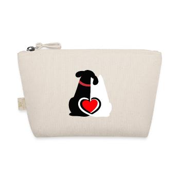 Heart, Valentine, Dog, Cat, Love, Friendship, Animals - Organic Pouch - nature - Front