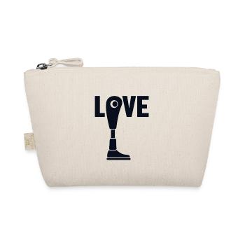 Love Artificial Legs Prosthesis Foot User Leg - Organic Pouch - nature - Front