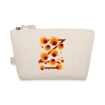 Abstract Polka Dot Circle Pattern - Organic Pouch - nature - Front