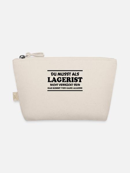 Lagerist Spruch Logistik Lustige Lagerist Geschenk - Bio-Täschchen - Natur