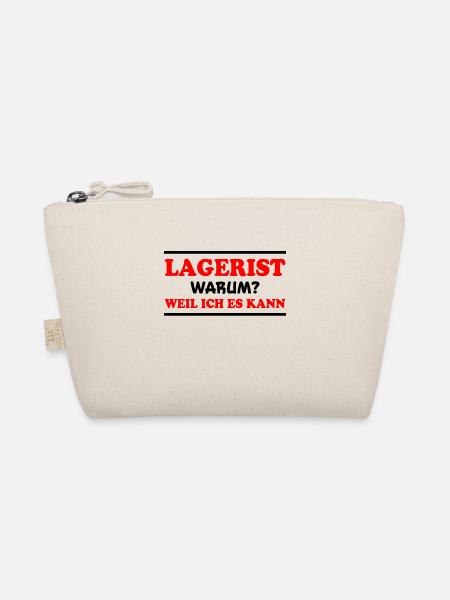 Lagerist Spruch Logistik Lustige Lagerist Geschenk - Bio-Täschchen - Natur