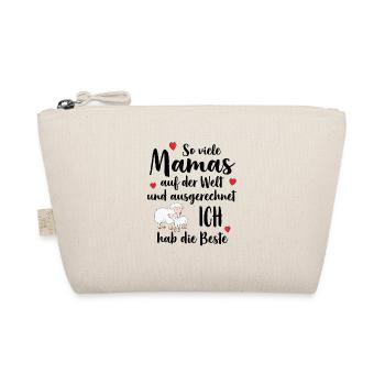 So Viele Mamas Ich Hab Die Beste Beste Mama - Bio-Täschchen - Natur - Vorne