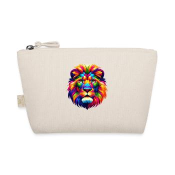 Pop Art Lions Wildlife Safari Zoo Africa Lion - Organic Pouch - nature - Front