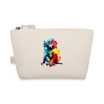 Coloré Splash Art Monkey Lover Ape Chimpanzé - Trousse biologique - nature - Devant