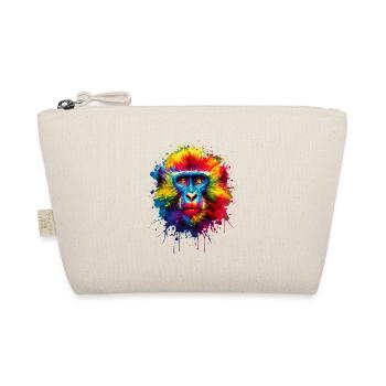 Coloré Splash Art Monkey Lover Ape Chimpanzé - Trousse biologique - nature - Devant