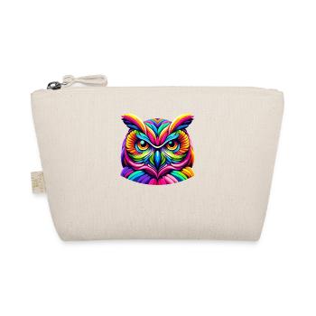 Coloré Pop Art hibou oiseau hibou hiboux amant - Trousse biologique - nature - Devant