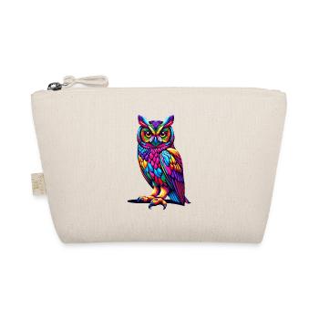 Coloré Pop Art hibou oiseau hibou hiboux amant - Trousse biologique - nature - Devant
