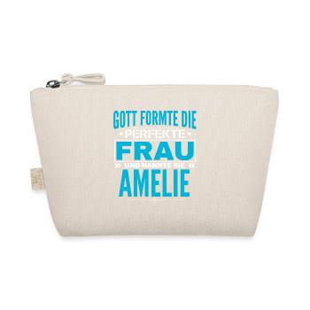 Conception du nom d’Amélie - Trousse biologique - nature - Devant