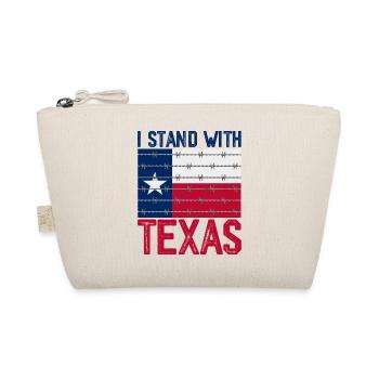I Stand With Texas - Organic Pouch - nature - Front