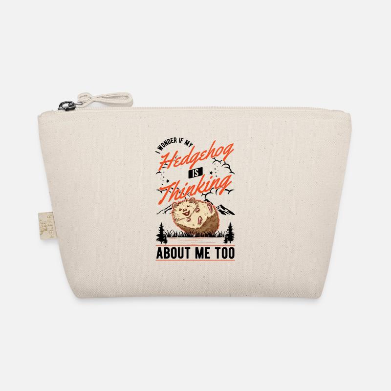Hedgehog Gift Spiny Hedgehog Organic Pouch