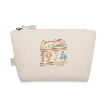 Legendary Since March 1954 Gift Birthday - Organic Pouch - nature - Front