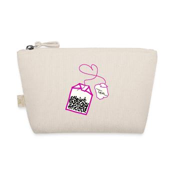 Sachet de thé rose coeur - Trousse biologique - nature - Devant