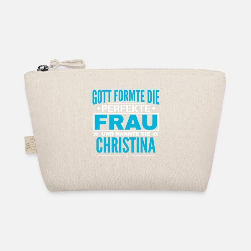 Christina Name Design Organic Pouch