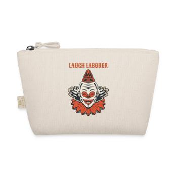Circus Clown Funny Scary Creep Jester Spooky Joker - Organic Pouch - nature - Front